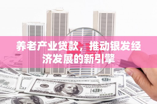 科右中旗养老产业贷款，推动银发经济发展的新引擎