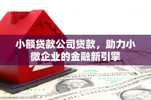 科右中旗小额贷款公司贷款，助力小微企业的金融新引擎