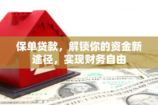 科右中旗保单贷款，解锁你的资金新途径，实现财务自由