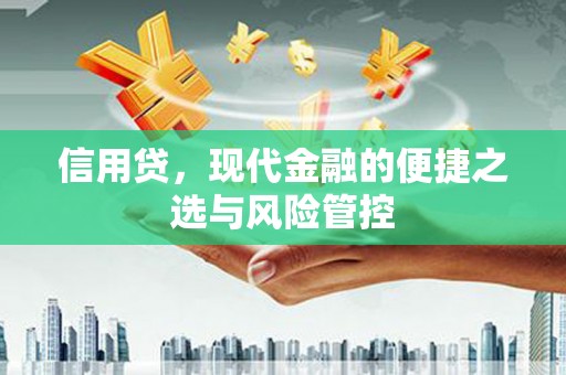 科右中旗信用贷，现代金融的便捷之选与风险管控